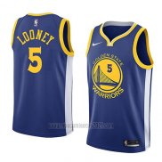 Camiseta Golden State Warriors Kevon Looney #5 Icon 2018 Azul