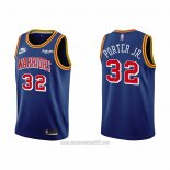 Camiseta Golden State Warriors Otto Porter Jr. #32 75th Anniversary Azul