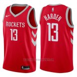 Camiseta Houston Rockets James Harden #13 2017-18 Rojo
