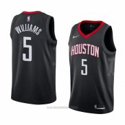 Camiseta Houston Rockets Troy Williams #5 Statement 2018 Negro