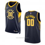 Camiseta Indiana Pacers Bennedict Mathurin #00 Icon 2022-23 Azul