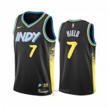 Camiseta Indiana Pacers Buddy Hield. #7 Ciudad 2023-24 Negro