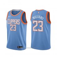 Camiseta Los Angeles Clippers Lou Williams #23 Ciudad Azul