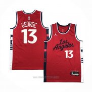 Camiseta Los Angeles Clippers Paul George #13 Statement 2024-25 Rojo
