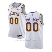 Camiseta Los Angeles Lakers Personalizada Association 2018-19 Blanco