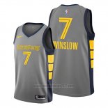 Camiseta Memphis Grizzlies Justise Winslow #7 Ciudad 2019-20 Gris