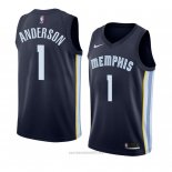 Camiseta Memphis Grizzlies Kyle Anderson #1 Icon 2018 Azul