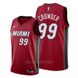 Camiseta Miami Heat Jae Crowder #99 Statement 2019-20 Rojo