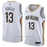 Camiseta New Orleans Pelicans Cheick Diallo #13 Association 2018 Blanco