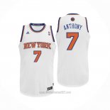 Camiseta New York Knicks Carmelo Anthony #7 Blanco