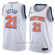 Camiseta New York Knicks Damyean Dotson #21 Statement 2018 Blanco