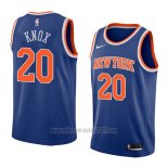 Camiseta New York Knicks Kevin Knox #20 Icon 2018 Azul