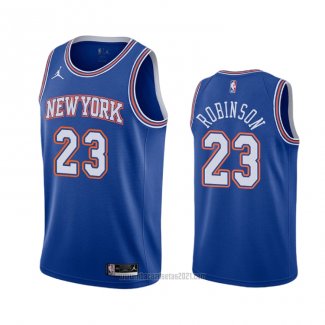 Camiseta New York Knicks Mitchell Robinson #23 Statement 2020-21 Azul