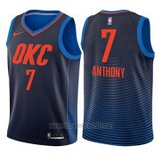 Camiseta Nino Oklahoma City Thunder Carmelo Anthony #7 Statement 2017-18 Azul