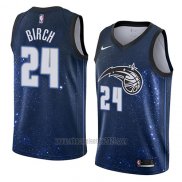 Camiseta Orlando Magic Khem Birch #24 Ciudad 2018 Azul