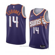 Camiseta Phoenix Suns Drew Eubanks #14 Icon 2023-24 Violeta