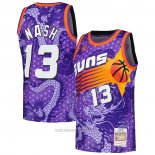 Camiseta Phoenix Suns Steve Nash #13 Asian Heritage Throwback 1996-97 Violeta