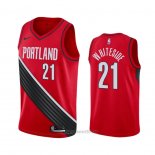 Camiseta Portland Trail Blazers Hassan Whiteside #21 Statement Rojo