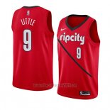 Camiseta Portland Trail Blazers Nassir Little #9 Earned 2019 Rojo