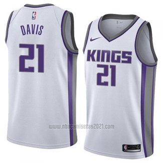 Camiseta Sacramento Kings Deyonta Davis #21 Association 2018 Blanco