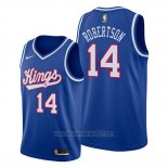 Camiseta Sacramento Kings Oscar Robertson #14 Classic Edition 1990-94 Azul