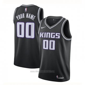 Camiseta Sacramento Kings Personalizada Statement Negro