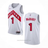 Camiseta Toronto Raptors Tracy Mcgrady #1 Association 2022-23 Blanco