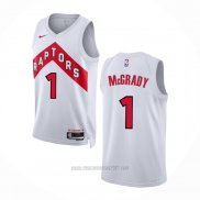 Camiseta Toronto Raptors Tracy Mcgrady #1 Association 2022-23 Blanco