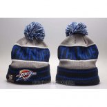 Gorro Beanie Oklahoma City Thunder Azul Gris