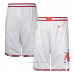 Pantalone Houston Rockets Ciudad 2023-24 Blanco