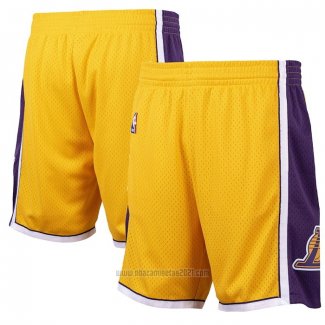 Pantalone Los Angeles Lakers Mitchell & Ness 2009-10 Amarillo