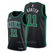 Camiseta Boston Celtics Enes Kanter #11 Statement Negro