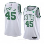 Camiseta Boston Celtics Walter Lemon #45 Association Jr 2018 Blanco.