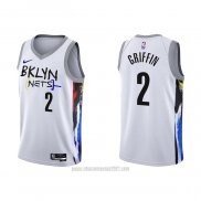 Camiseta Brooklyn Nets Blake Griffin #2 Ciudad 2022-23 Blanco