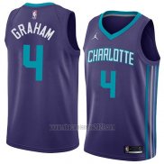 Camiseta Charlotte Hornets Devonte Graham #4 Statement 2018 Violeta