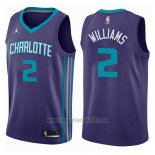 Camiseta Charlotte Hornets Marvin Williams #2 Statement 2017-18 Violeta