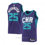 Camiseta Charlotte Hornets P.J. Washington #25 Statement 2020-21 Violeta