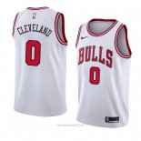 Camiseta Chicago Bulls Antonius Cleveland #0 Association 2018 Blanco