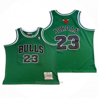 Camiseta Chicago Bulls Michael Jordan #23 Retro Verde