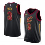 Camiseta Cleveland Cavaliers George Hill #3 Statement 2018 Negro