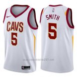 Camiseta Cleveland Cavaliers J.R. Smith #5 Association 2017-18 Blanco