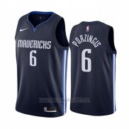 Camiseta Dallas Mavericks Kristaps Porzingis #6 Statement 2019-20 Azul