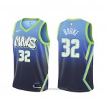 Camiseta Dallas Mavericks Trey Burke #32 Ciudad 2020 Azul