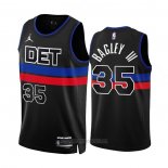 Camiseta Detroit Pistons Marvin Bagley III #35 Statement 2022-23 Negro