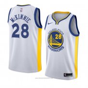 Camiseta Golden State Warriors Alfonzo Mckinnie #28 Association 2018 Blanco