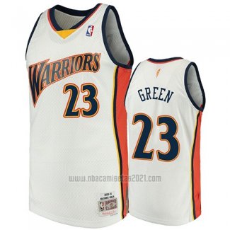 Camiseta Golden State Warriors Draymond Green #23 2009-10 Hardwood Classics Blanco