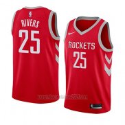 Camiseta Houston Rockets Austin Rivers #25 Icon 2018 Rojo