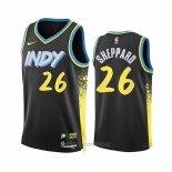 Camiseta Indiana Pacers Ben Sheppard #26 Ciudad 2023-24 Negro