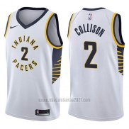 Camiseta Indiana Pacers Darren Collison #2 Association 2017-18 Blanco