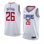 Camiseta Los Angeles Clippers Angel Delgado #26 Association 2018 Blanco